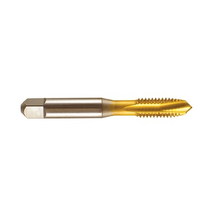 REGAL CUTTING TOOLS 3/8"-16 NC H5 3 Flute Plug SuperTuf SS Spiral Point Tap with TiN 073473MS